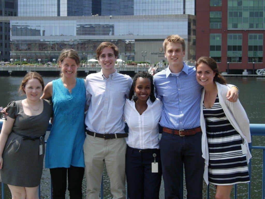 JSI's 2013 Boston Interns included Vanessa Centofanti, Allison Knox, Tarikwa Leveille, Sarah Lindenauer, Jake Mandelkorn, Mary Reinhalter, and Sam Wickham.