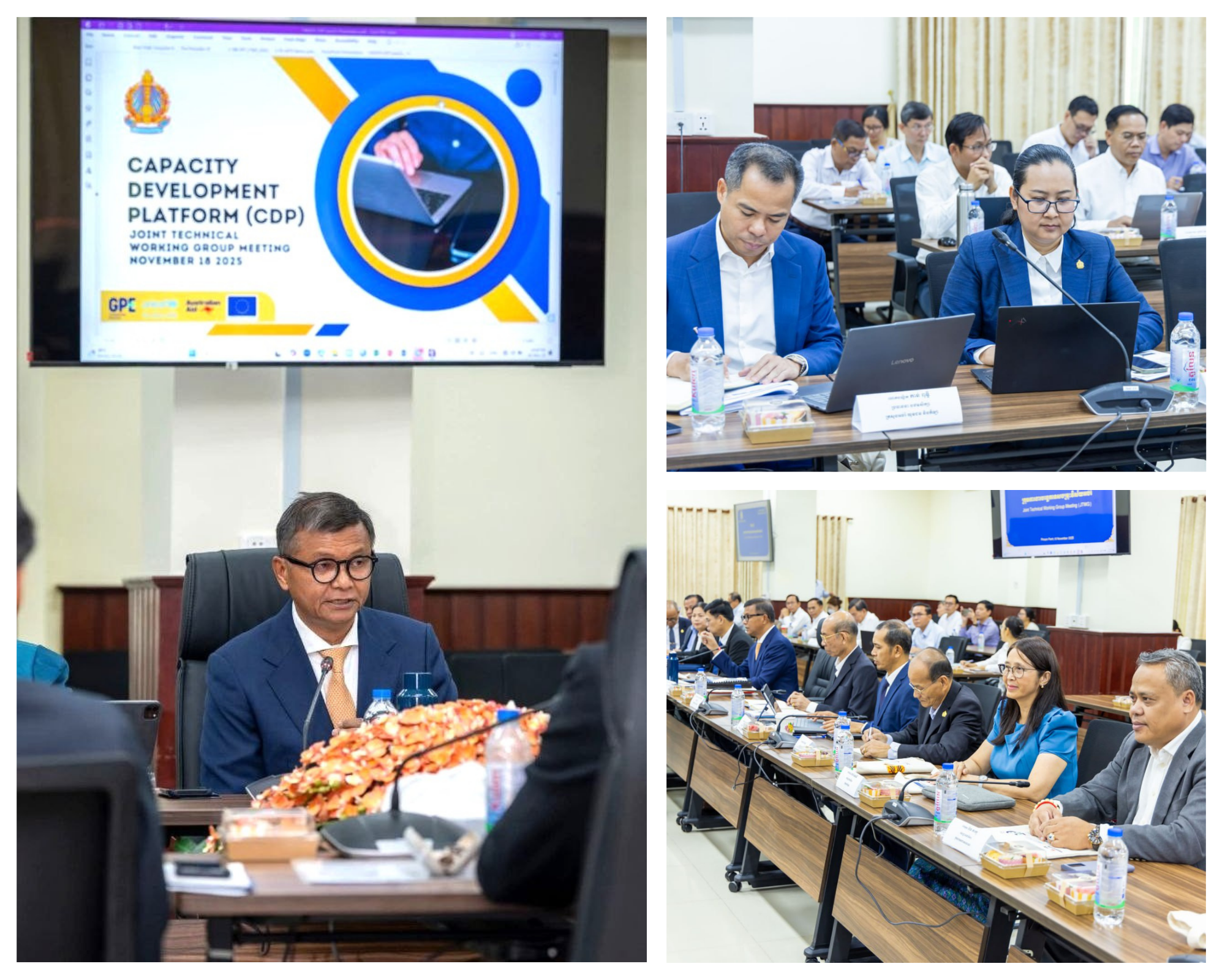 MoEYS and UNICEF launch the Capacity Development Platform (CDP), Cambodia&rsquo;s digital education platform.